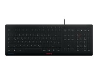CHERRY STREAM Tastatur Saks Kabling Tysk