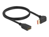 Delock DisplayPort forlængerkabel 1m Sort