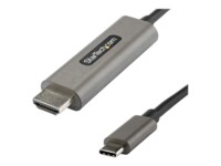 StarTech.com 6ft (2m) USB C to HDMI Cable 4K 60Hz with HDR10, Ultra HD USB Type-C to 4K HDMI 2.0b Video Adapter Cable, USB-C to HDMI HDR Monitor/Display Converter, DP 1.4 Alt Mode HBR3 - Thunderbolt 3 Compatible (CDP2HDMM2MH) Videoadapterkabel 2m Sort