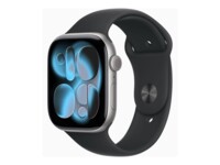 Apple Watch Series 11 (GPS) 46 mm Sort Grå SmartWatch