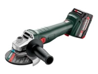 Metabo W 18 L 9-125 QUICK Vinkelsliber 18V Uden batteri 2 batterier inkluderet