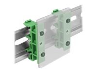 DeLOCK DIN rail clip Grøn