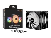 be quiet! Light Wings LX Fan 3-pack Sort 120 mm