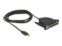 Delock USB / parallelkabel 1.8m Sort