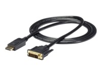 StarTech.com DisplayPort to DVI Cable - 6ft / 2m - 1920 x 1200 - M/M – DP to DVI Adapter Cable – Passive DisplayPort Monitor Cable (DP2DVI2MM6) Videoadapterkabel 1.8m Sort