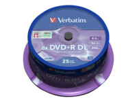 Verbatim 25x DVD+R DL 8.5GB