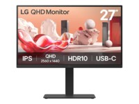 LG 27BA75QB-B 27' IPS 2560 x 1440 (2K) HDMI DisplayPort USB-C 100Hz Dockingskærm
