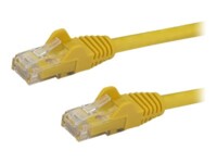 StarTech.com 2m CAT6 Ethernet Cable, 10 Gigabit Snagless RJ45 650MHz 100W PoE Patch Cord, CAT 6 10GbE UTP Network Cable w/Strain Relief, Yellow, Fluke Tested/Wiring is UL Certified/TIA - Category 6 - 24AWG (N6PATC2MYL) CAT 6 Ikke afskærmet parsnoet (UTP) 
