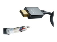 in-akustik Star HDMI-kabel med Ethernet 2m Sort
