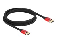 Delock HDMI-kabel 2m Rød