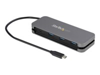 StarTech.com 4 Port USB C Hub - 3x USB-A/1xUSB-C - 5Gbps USB 3.0 Type-C Hub (3.2 Gen 1) - Bus Powered - 11.2' Cable w/ Cable Management (HB30CM3A1CB) Sort