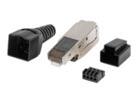 Lanberg CAT 6 Kabel med folie og kobberfletning (FTP) Netværk-konnektor Sølv