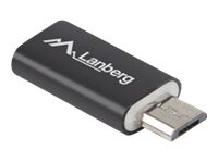 Lanberg USB-C adapter Sort