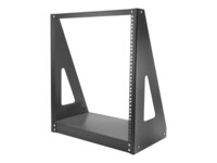 StarTech.com 12U Heavy Duty 2 Post Open Frame Network Rack - 350lbs - 19' Free Standing Desktop Rack for Computer, AV, Media, IT Equipment (2POSTRACK12) Rack Sort