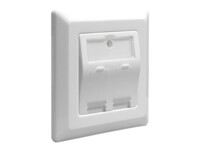 Delock Keystone Wall Outlet Hvid