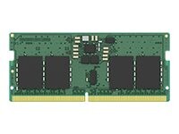 Kingston ValueRAM DDR5 SDRAM 8GB 3200MHz CL52 Clocked unbuffered On-die ECC SO DIMM 262-PIN