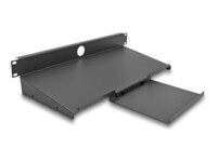 DeLOCK Mørkegrå Stativtastatur/musehylde