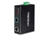 TRENDnet TI-SG104 PoE fordeler Monterbar på DIN rail Sort