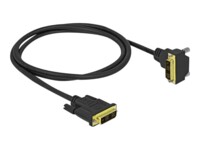 Delock DVI-kabel 1m Sort