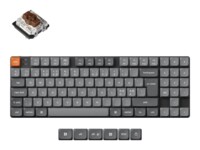 Keychron K13 Max Tastatur Mekanisk Nordvendt RGB LED Trådløs Kablet Nordisk