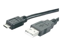 MediaRange USB-kabel 1.2m Sort