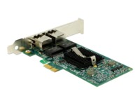 DeLock PCI Express Card > 2 x LAN Netværksadapter PCI Express 2.0 x1 1Gbps