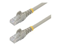 StarTech.com 50cm CAT6 Ethernet Cable, 10 Gigabit Snagless RJ45 650MHz 100W PoE Patch Cord, CAT 6 10GbE UTP Network Cable w/Strain Relief, Grey, Fluke Tested/Wiring is UL Certified/TIA - Category 6 - 24AWG (N6PATC50CMGR) CAT 6 Ikke afskærmet parsnoet (UTP