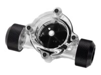 Bitspower Flydende kølesystem-flowmåler 1-pack Sort Transparent