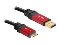Delock Premium USB-kabel 2m Sort