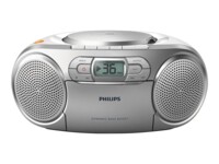 Philips AZ127 Boombox Sølv