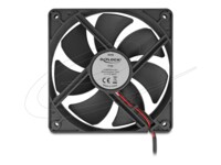 DeLOCK Fan 1-pack Sort 120 mm