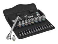 Wera Zyklop 8100 SA 8 Skraldeskruetrækker med bit og sokkelsæt 28 Dele