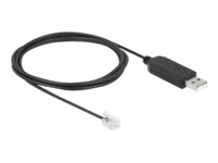 Delock Adapter cable USB Type-A to Serial RS-232 RJ12 with ESD protection Leadshine 2 m
