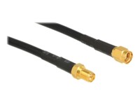 DeLOCK CFD200 3m Forlængerkabel til antenne Sort