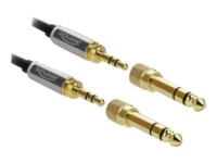 Delock Audiokabelpakke Sort