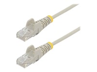 StarTech.com 3m Slim LSZH CAT6 Ethernet Cable, 10 Gigabit Snagless RJ45 100W PoE Patch Cord, CAT 6 10GbE UTP Network Cable w/Strain Relief, Grey, Fluke Tested/ETL, Low Smoke Zero Halogen - Category 6 - 28AWG (N6PAT300CMGRS) CAT 6 3m Patchkabel Grey