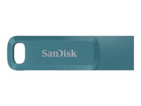 SanDisk Ultra Dual Drive Go 128GB USB 3.2 Gen 1 / USB-C USB stick Blå