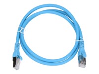 Extralink CAT 6a S/FTP 1m Patchkabel Blå