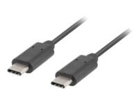 Lanberg USB Type-C kabel 1m Sort