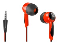 Defender Basic 604 Kablet Earbuds Sort Rød