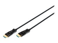 DIGITUS HDMI-kabel med Ethernet 15m Sort
