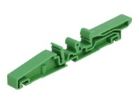 DeLOCK DIN rail clip Grøn