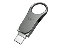 SILICON POWER Mobile C80 16GB USB 3.0 / USB-C USB stick Grå