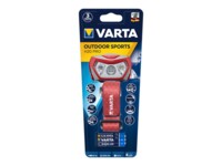 Varta Outdoor Sports H20 PRO Lommelygte til hovedet Rødt/hvid lys