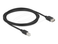 Delock USB-kabel 2m Sort
