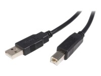 StarTech.com 0.5m USB 2.0 A to B Cable M/M USB-kabel 50cm Sort