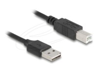 Delock USB-kabel 80cm Sort
