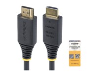 StarTech.com 1m (3.3ft) Premium Certified High Speed HDMI Cable, 4K60Hz HDMI-kabel med Ethernet 1m Sort