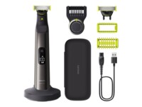 Philips OneBlade Pro 360 QP6652 Face + Body Barbermaskine Grå Grøn Sølv