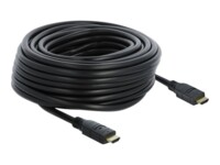 Delock HDMI-kabel med Ethernet 20m Sort